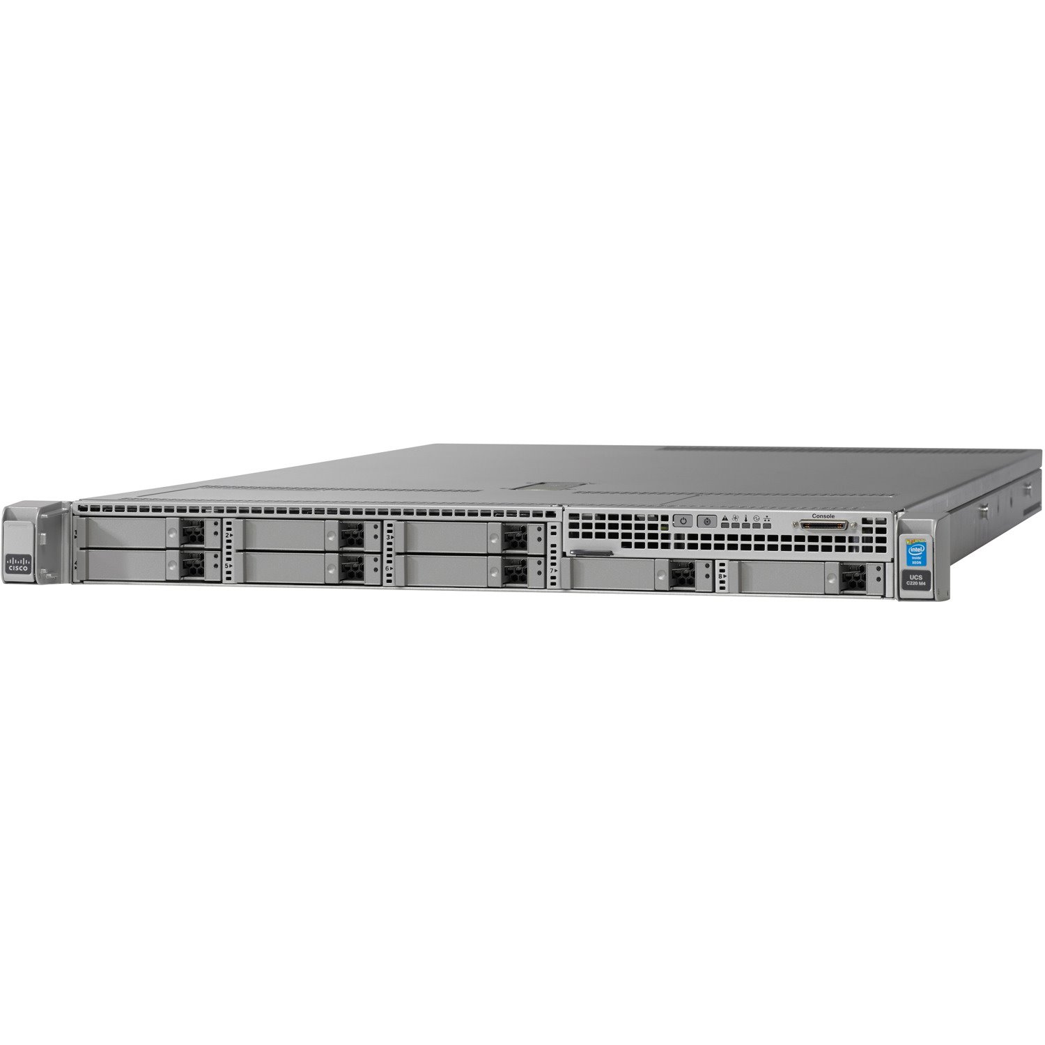 Cisco C220 M4 1U Rack Server - 1 x Intel Xeon E5-2620 v4 2.10 GHz - 16 GB RAM - 12Gb/s SAS Controller