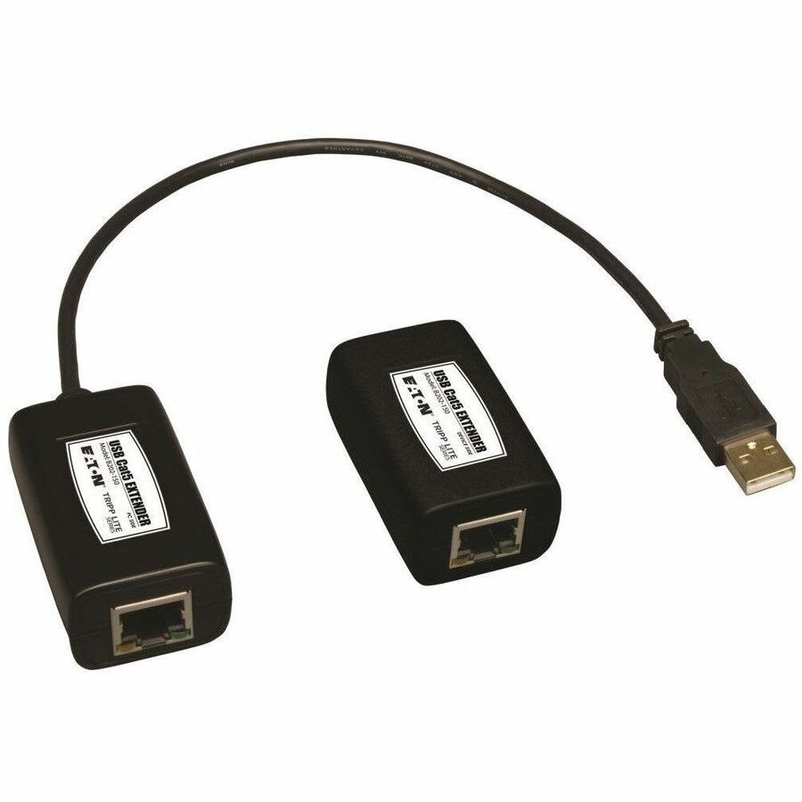 Eaton Tripp Lite Series 1-Port USB over Cat5/Cat6 Extender, Transmitter and Receiver, up to 150 ft. (45.72 m), TAA