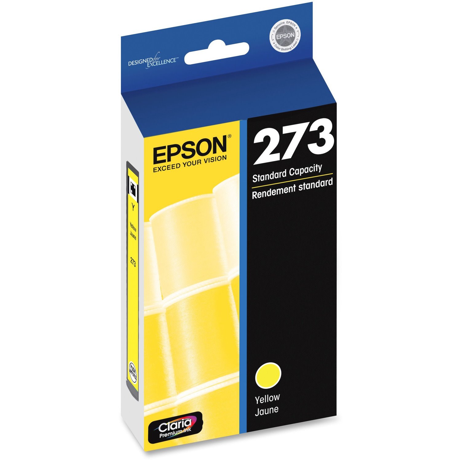 Epson Claria 273 Original Standard Yield Inkjet Ink Cartridge - Yellow - 1 Each