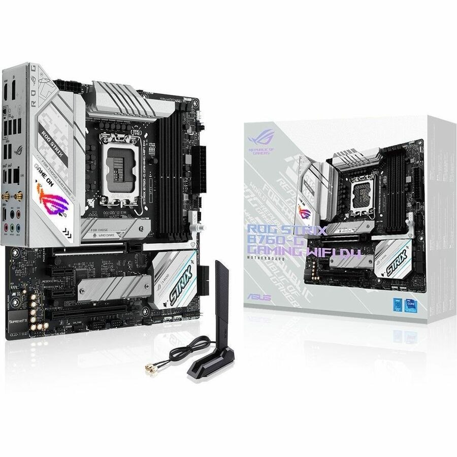 Asus ROG Strix B760-G GAMING WIFI D4 Gaming Desktop Motherboard - Intel B760 Chipset - Socket LGA-1700 - Micro ATX