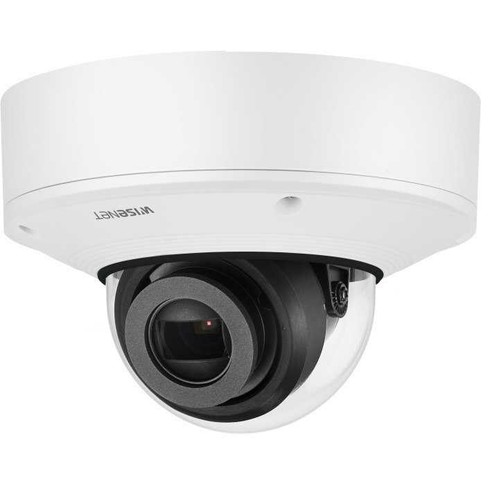 Wisenet XNV-6081 2 Megapixel Outdoor Full HD Network Camera - Monochrome, Monochrome - Dome - White