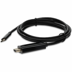 6ft (2m) USB-C 3.1 Male to HDMI Male Adapter Cable, Up to 4K 30Hz, Black