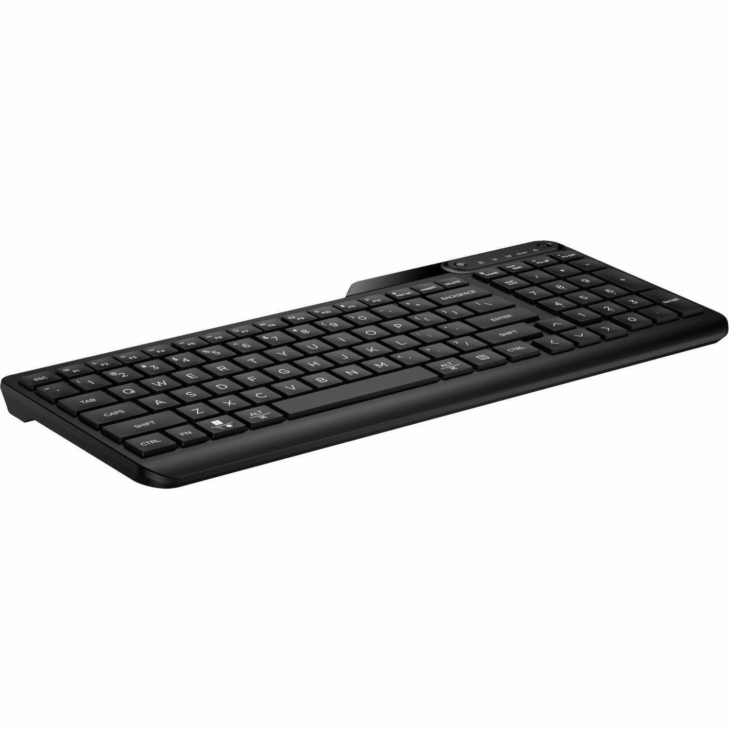 HP 475 Keyboard - Wireless Connectivity - USB Type A Interface - Jet Black