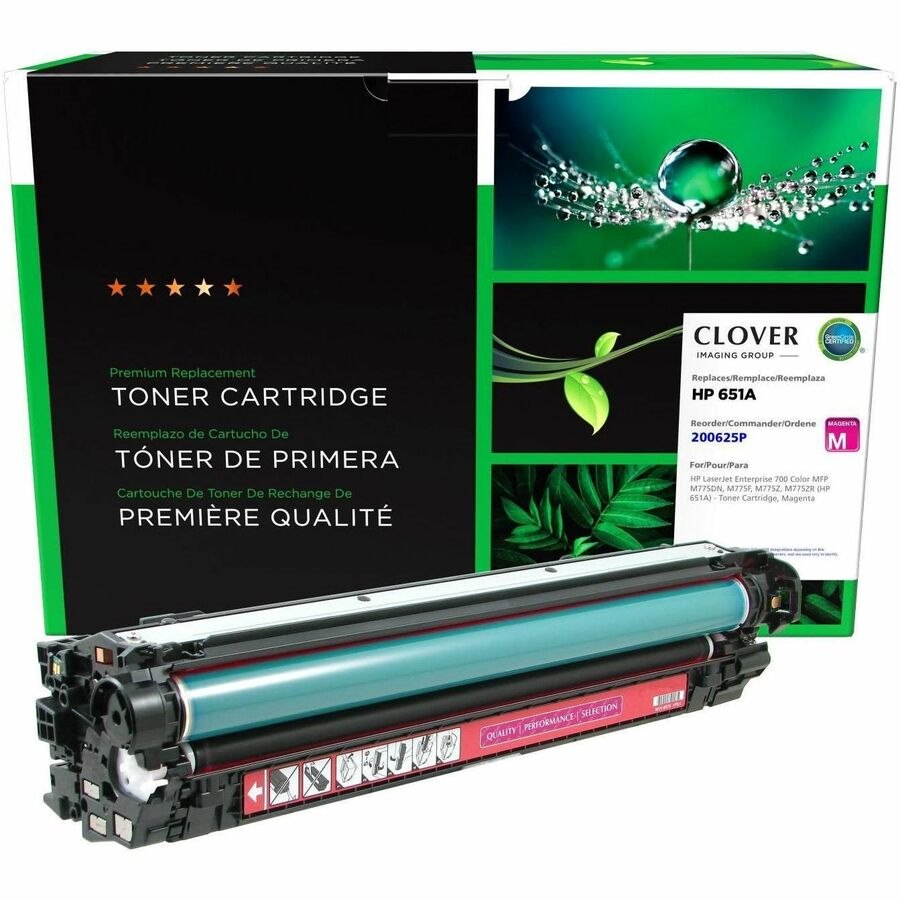 CIG Remanufactured Laser Toner Cartridge - Alternative for HP HP 651A,HP CE343A - Magenta Each