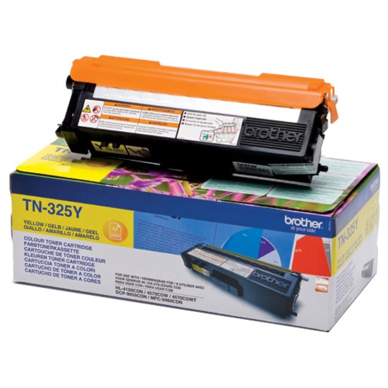 Brother TN-325Y Original Laser Toner Cartridge - Yellow - 1 / Pack