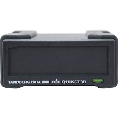 Tandberg Data RDX QuikStor 8670-RDX Drive Enclosure - USB 3.0 Host Interface External - Black