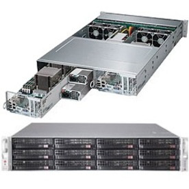 Supermicro SuperServer 6028TP-DNCFR Barebone System - 2U Rack-mountable - Socket LGA 2011-v3 - 2 x Processor Support