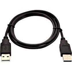 V7 V7USB2AA-02M-1E 2 m USB Data Transfer Cable for Peripheral Device, Printer, Scanner, Flash Drive, Network Adapter