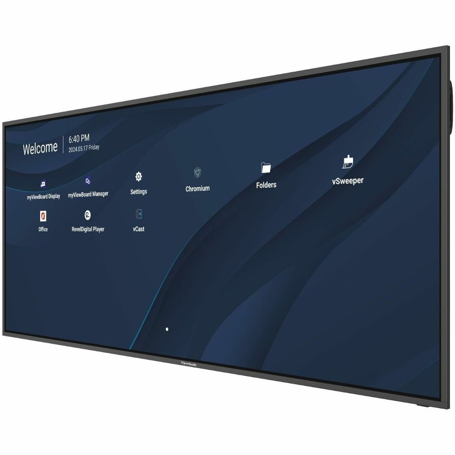 ViewSonic CDE105UW 105" 5K UHD (5120x2160px) Ultrawide 21:9 Digital Signage Display, 24/7 Operation, 500 cd/m2 High Brightness, Remote Management, Landscape and Portrait Mode