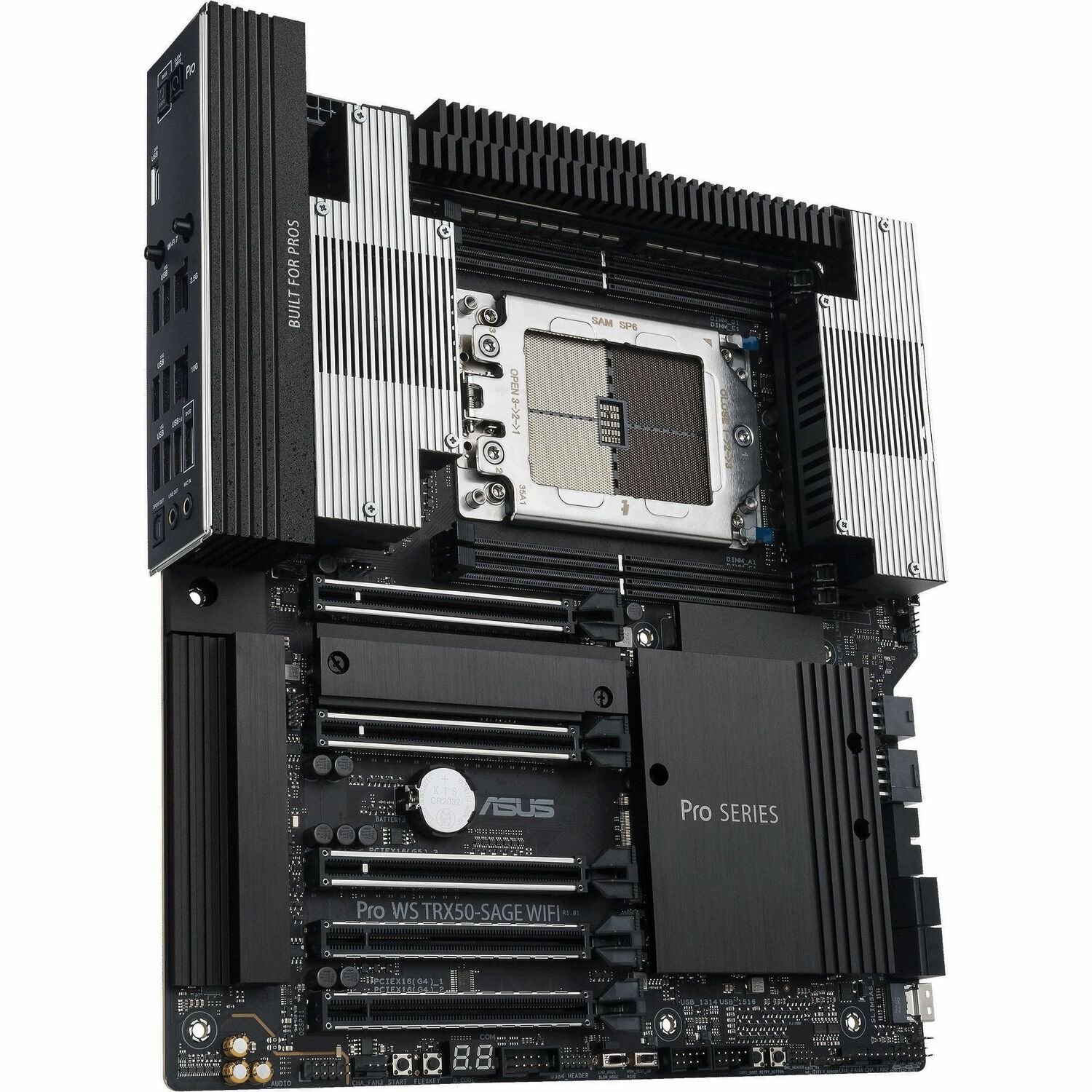 Asus PRO WS TRX50-SAGE WIFI Desktop Motherboard - AMD TRX50 Chipset - Socket sTR5 - SSI CEB
