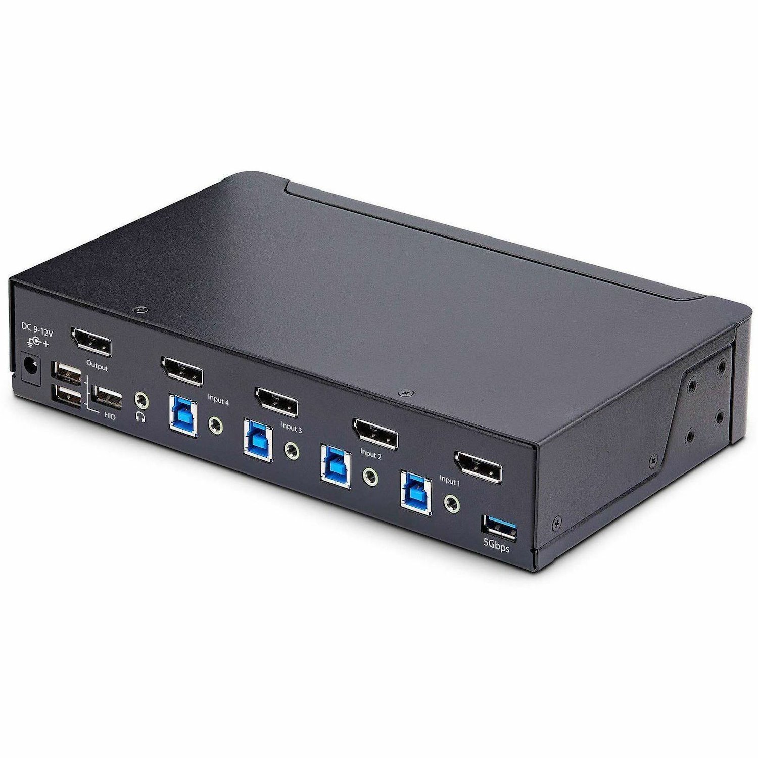 StarTech.com 4-Port DisplayPort 1.4 KVM Switch, 8K 60Hz / 4K 144Hz, 2x USB 3.0 Ports, 4x USB 2.0 Ports, Hotkey Switching, TAA Compliant