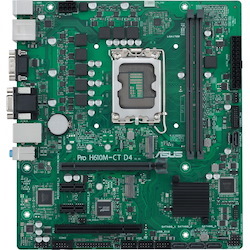 Asus H610M-CT D4-CSM Desktop Motherboard - Intel H610 Chipset - Socket LGA-1700 - Micro ATX