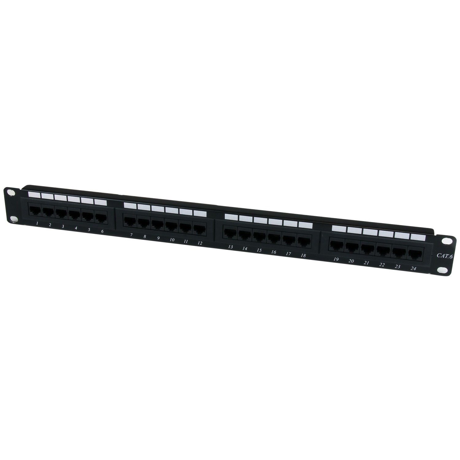 StarTech.com 24 Port 1U Rackmount Cat 6 110 Patch Panel