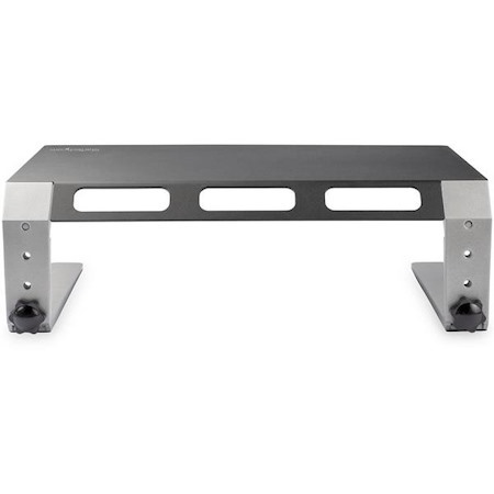StarTech.com Monitor Riser Stand, For up to 32" (22lb/10kg) Monitor, Monitor Riser, Steel&Aluminum, Monitor Shelf w/ Three Height Settings