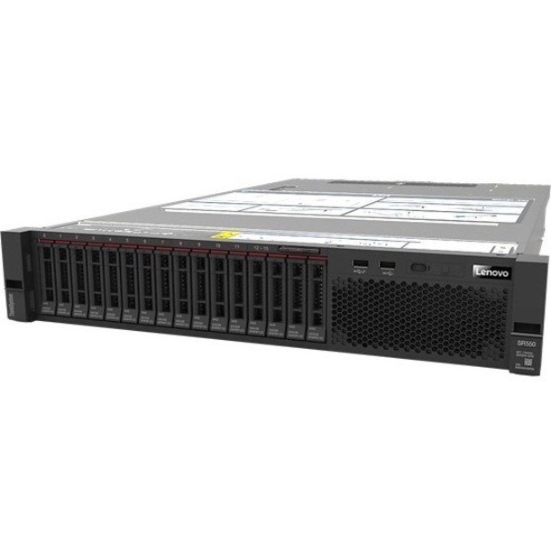 Lenovo ThinkSystem SR550 7X041004AU 2U Rack Server - 1 x Intel Xeon Bronze 3106 1.70 GHz - 16 GB RAM - 12Gb/s SAS, Serial ATA/600 Controller