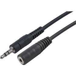 4XEM 10ft 3.5MM Stereo Mini Jack M/F Audio Extension Cable