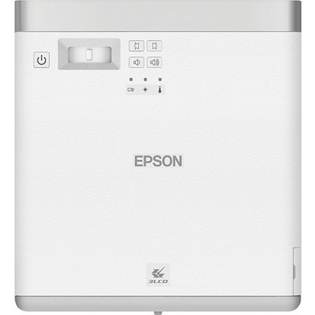Epson EF-100 LCD Projector - 16:10 - White, Silver