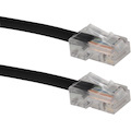 QVS 200ft CAT6 Gigabit Solid Black Patch Cord With POE Support