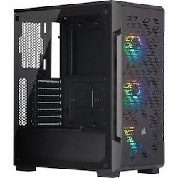 Corsair iCUE 220T RGB Airflow Tempered Glass Mid-Tower Smart Case - Black