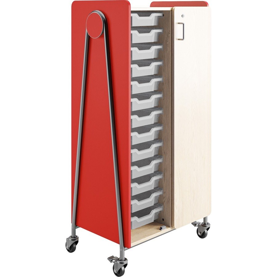 Safco Whiffle Typical Double Rolling Storage Cart