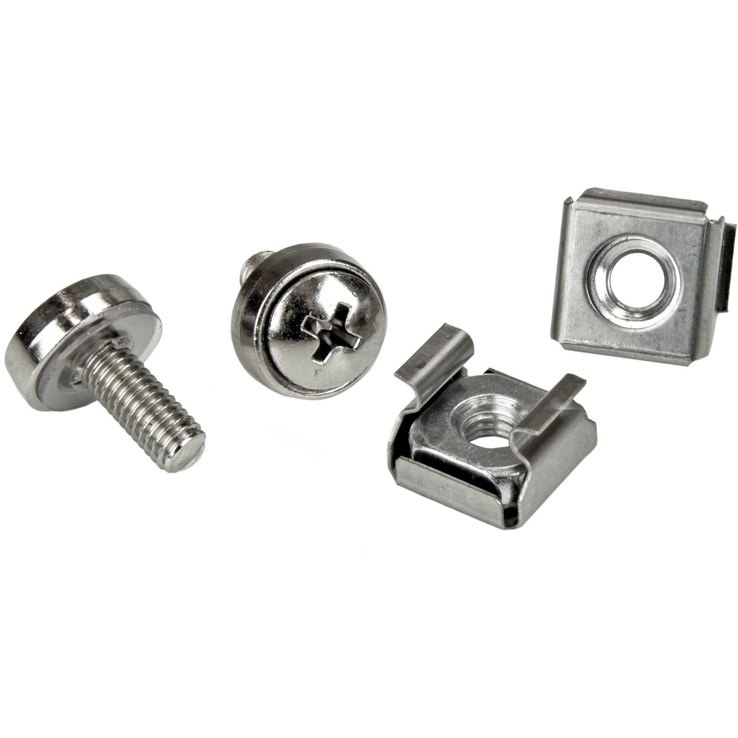 StarTech.com 100 Pkg M5 Mounting Screws and Cage Nuts for Server Rack Cabinet