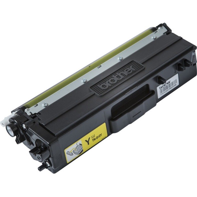 Brother TN-910Y Original Ultra Jumbo Yield Laser Toner Cartridge - Yellow Pack