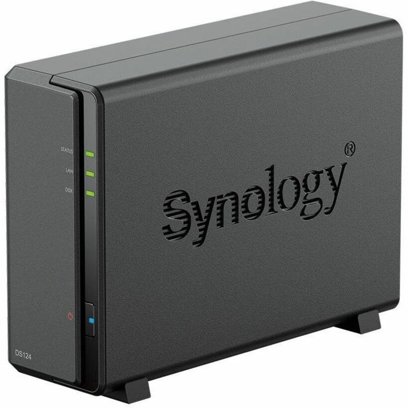 Synology DiskStation DS124 1 x Total Bays SAN/NAS Storage System - Realtek RTD1619B Quad-core (4 Core) 1.70 GHz - 1 GB RAM - DDR4 SDRAM Desktop