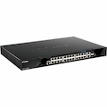 D-Link DGS-1520 DGS-1520-28MP 26 Ports Manageable Layer 3 Switch - Gigabit Ethernet, 2.5 Gigabit Ethernet, 10 Gigabit Ethernet - 10/100/1000Base-T, 2.5GBase-T, 10GBase-T, 10GBase-X