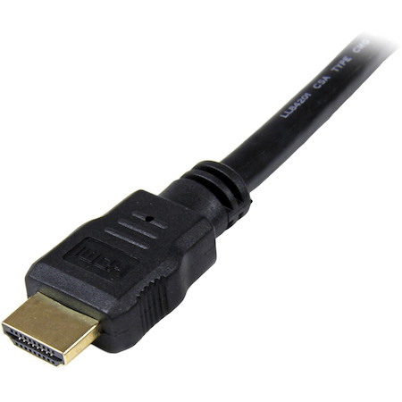 StarTech.com 6ft (2m) HDMI Cable, 4K High Speed HDMI Cable with Ethernet, Ultra HD 4K 30Hz Video, HDMI 1.4 Cable, HDMI Monitor Cord, Black