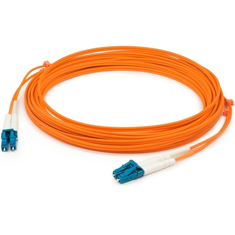 AddOn 4m LC (Male) to LC (Male) Orange OM1 Duplex Fiber OFNR (Riser-Rated) Patch Cable