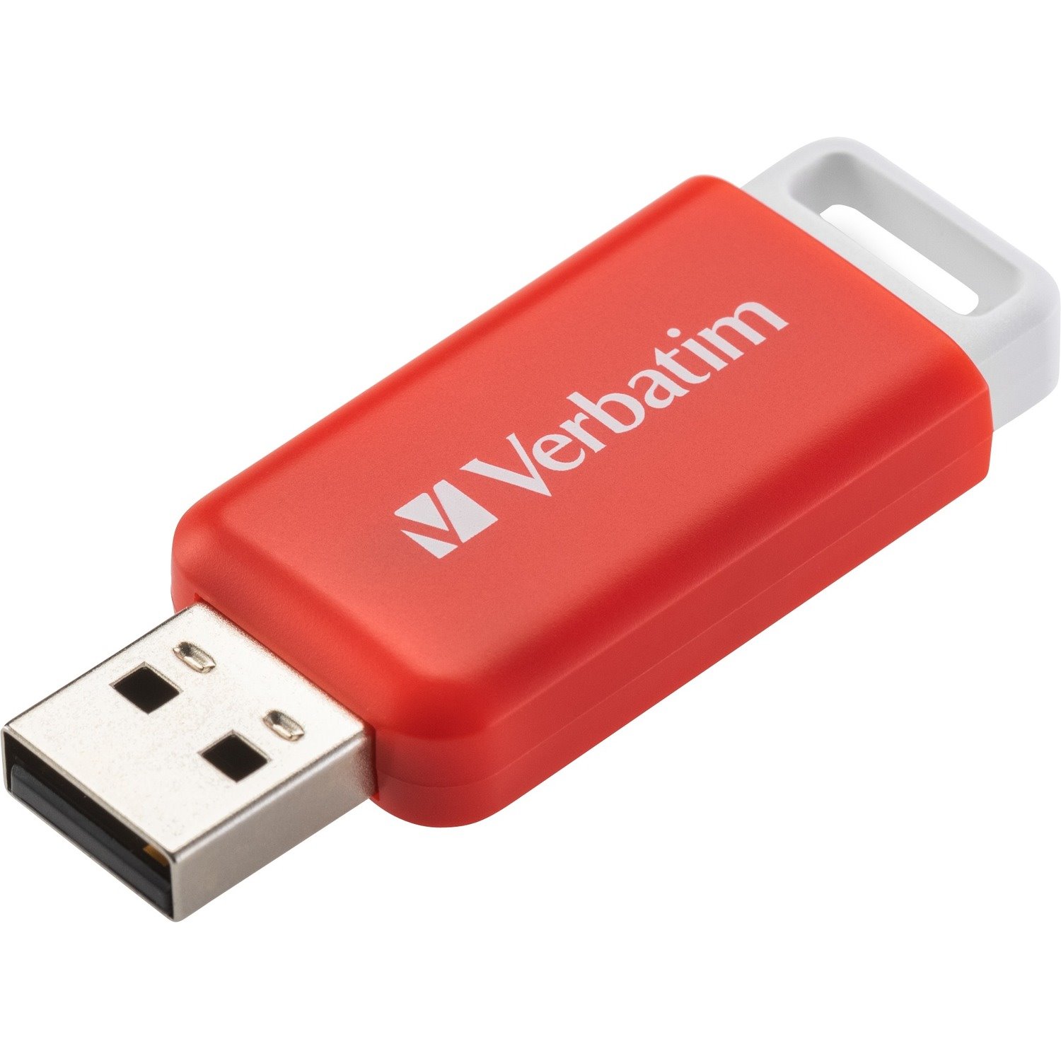 Verbatim DataBar 16 GB USB 2.0 Flash Drive - Red
