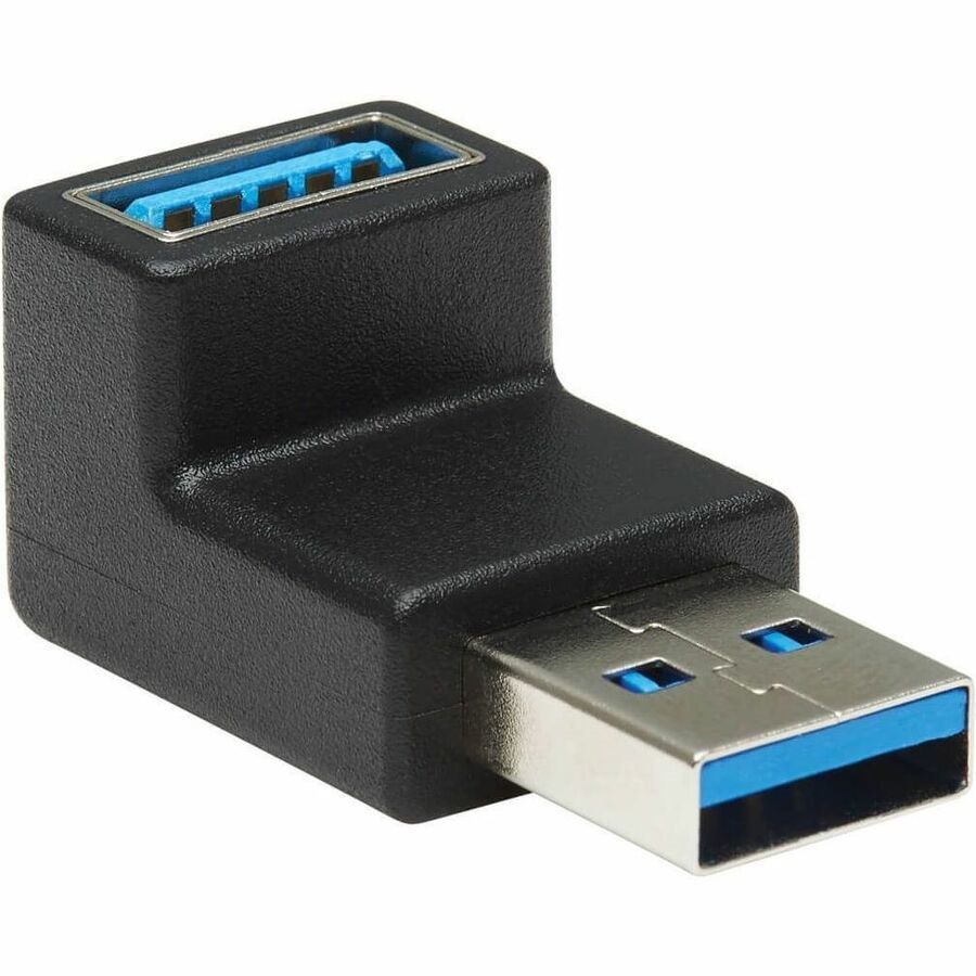 Eaton Tripp Lite Series USB 3.0 SuperSpeed Adapter - USB-A to USB-A, M/F, Down Angle, Black