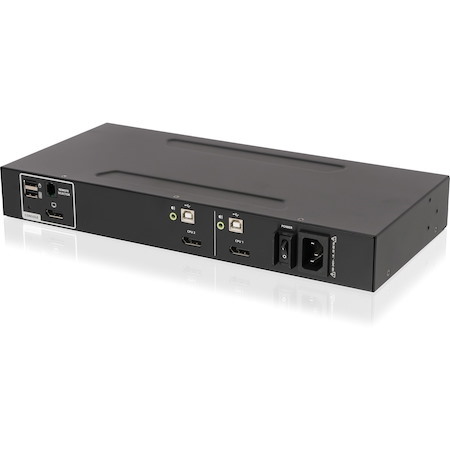 IOGEAR 2-Port Single View DisplayPort KVM Switch w/Audio