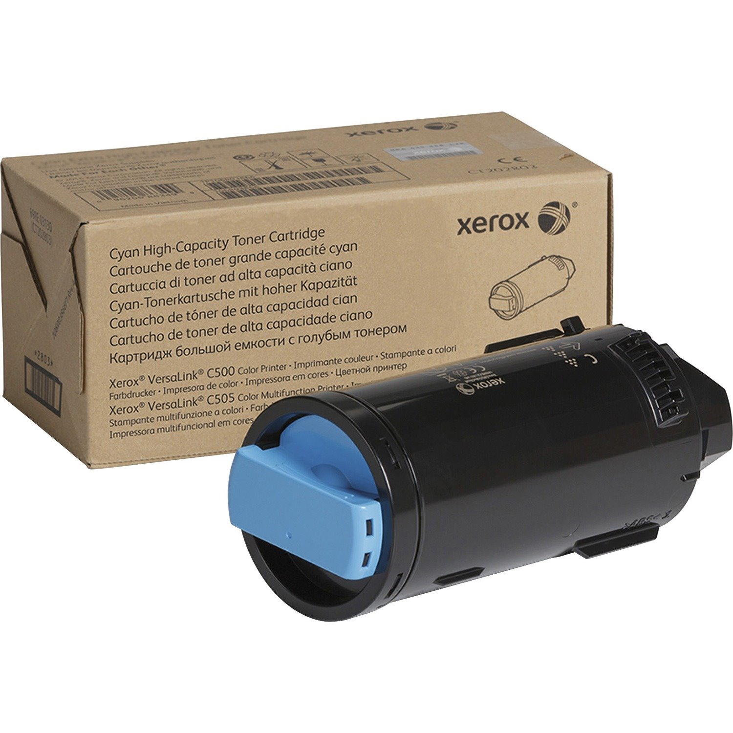 Xerox Original High Yield Laser Toner Cartridge - Cyan - 1 Each