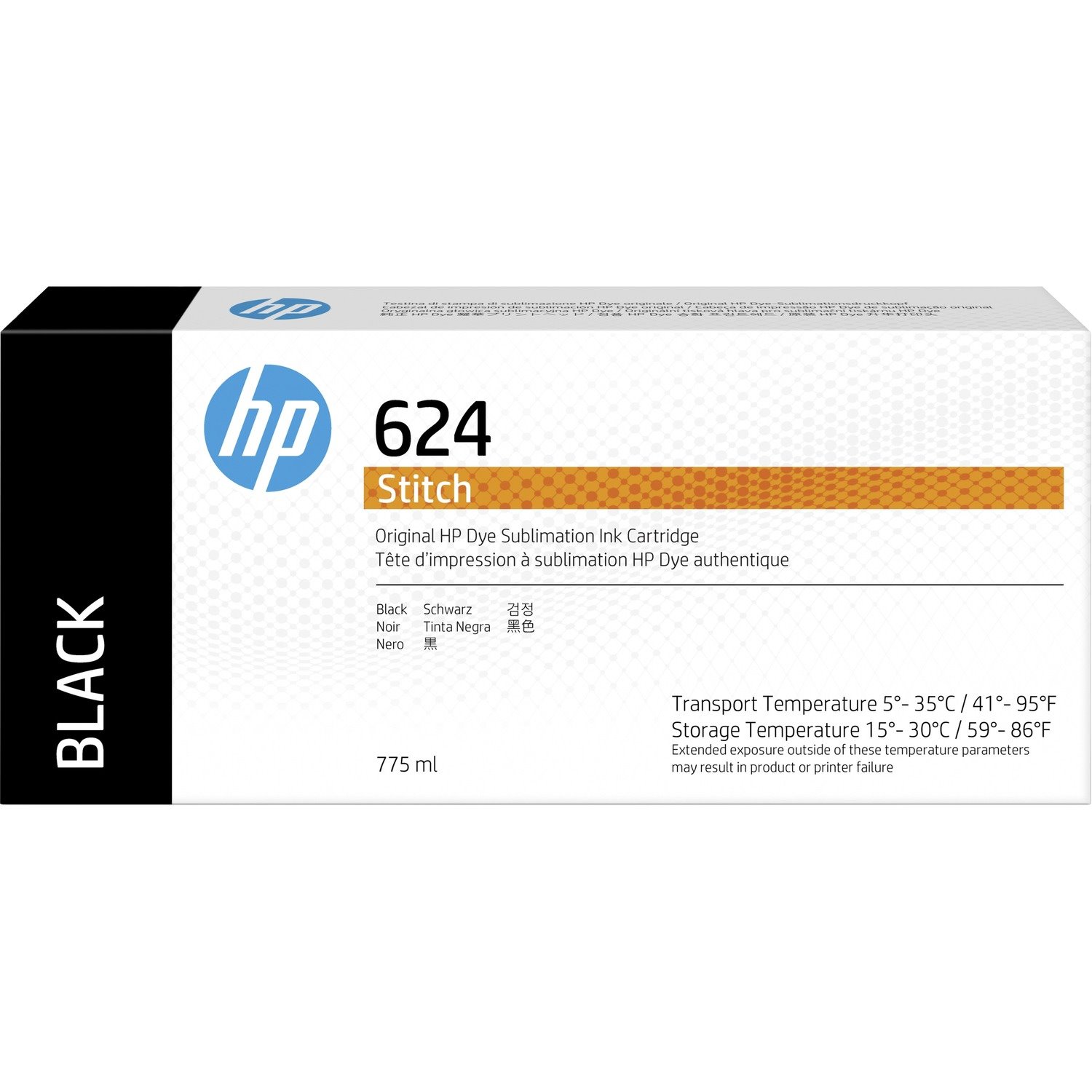 HP 624 Original Inkjet Ink Cartridge - Black Pack