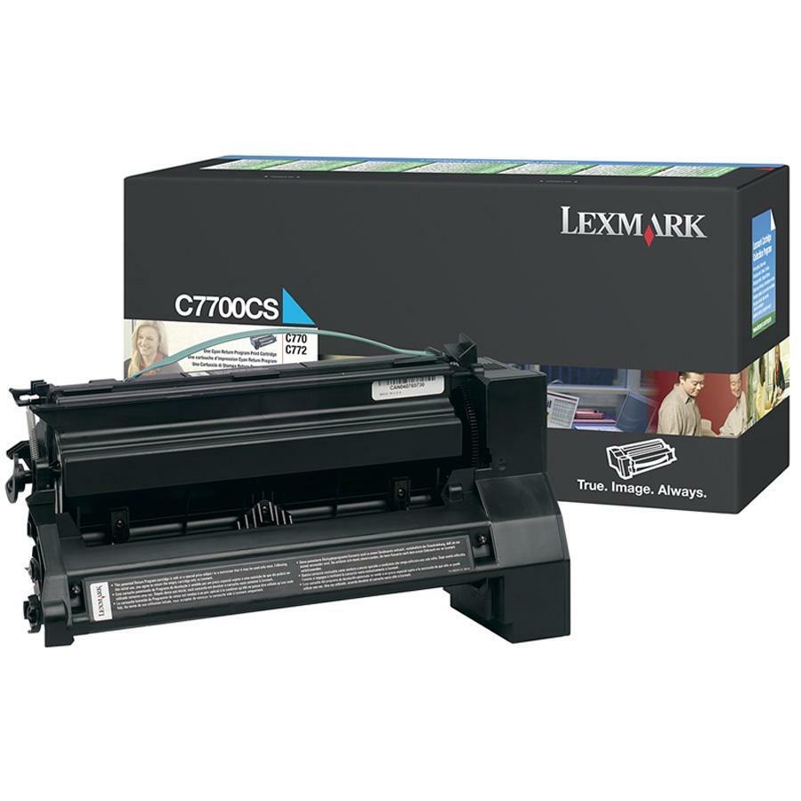 Lexmark Original Standard Yield Laser Toner Cartridge - Cyan - 1 Each