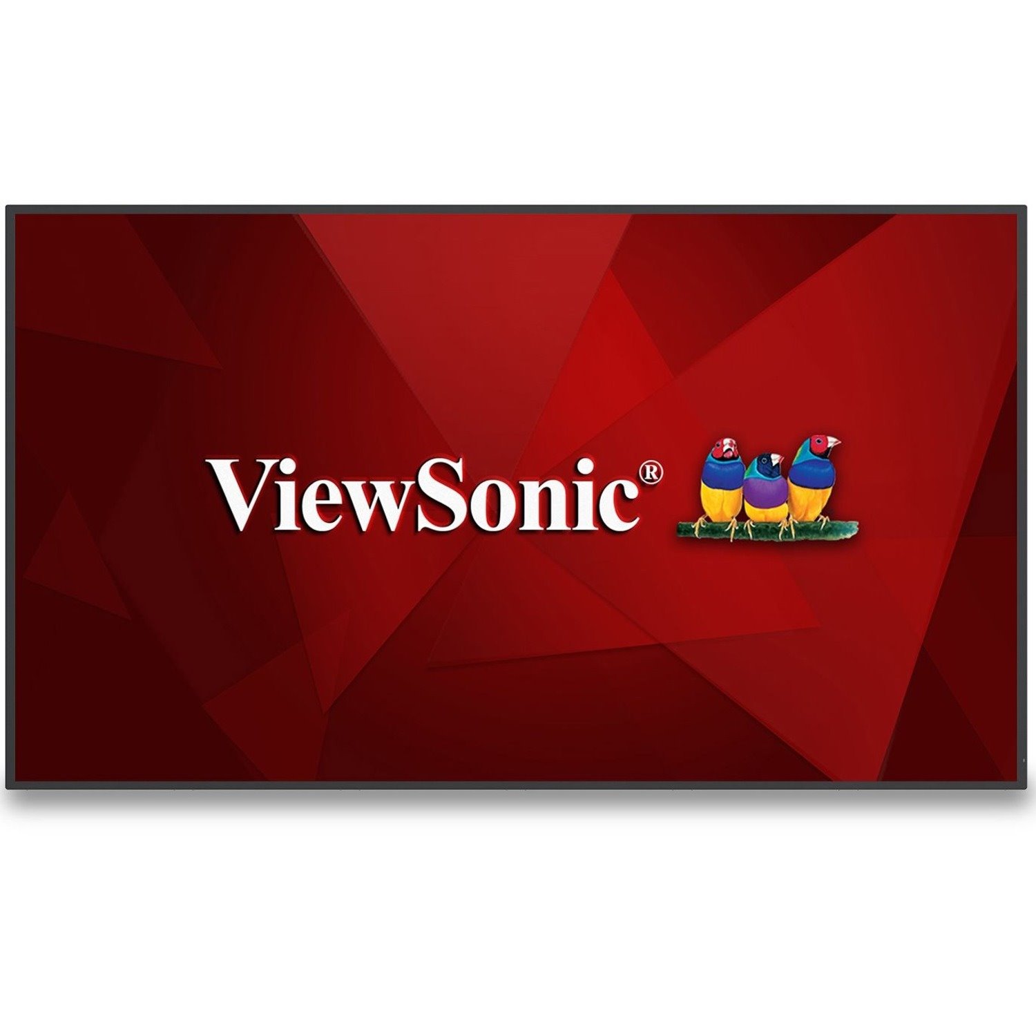 ViewSonic CDE8630 86" 4K UHD Wireless Presentation Display 24/7 Commercial Display with Portrait Landscape, USB C, Wifi/BT Slot, RJ45 and RS232