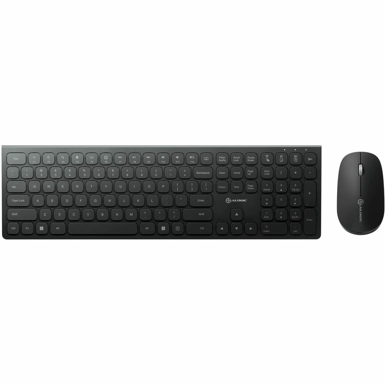 Alogic Echelon USB-C Rechargeable Wireless Mouse and Keyboard for Windows