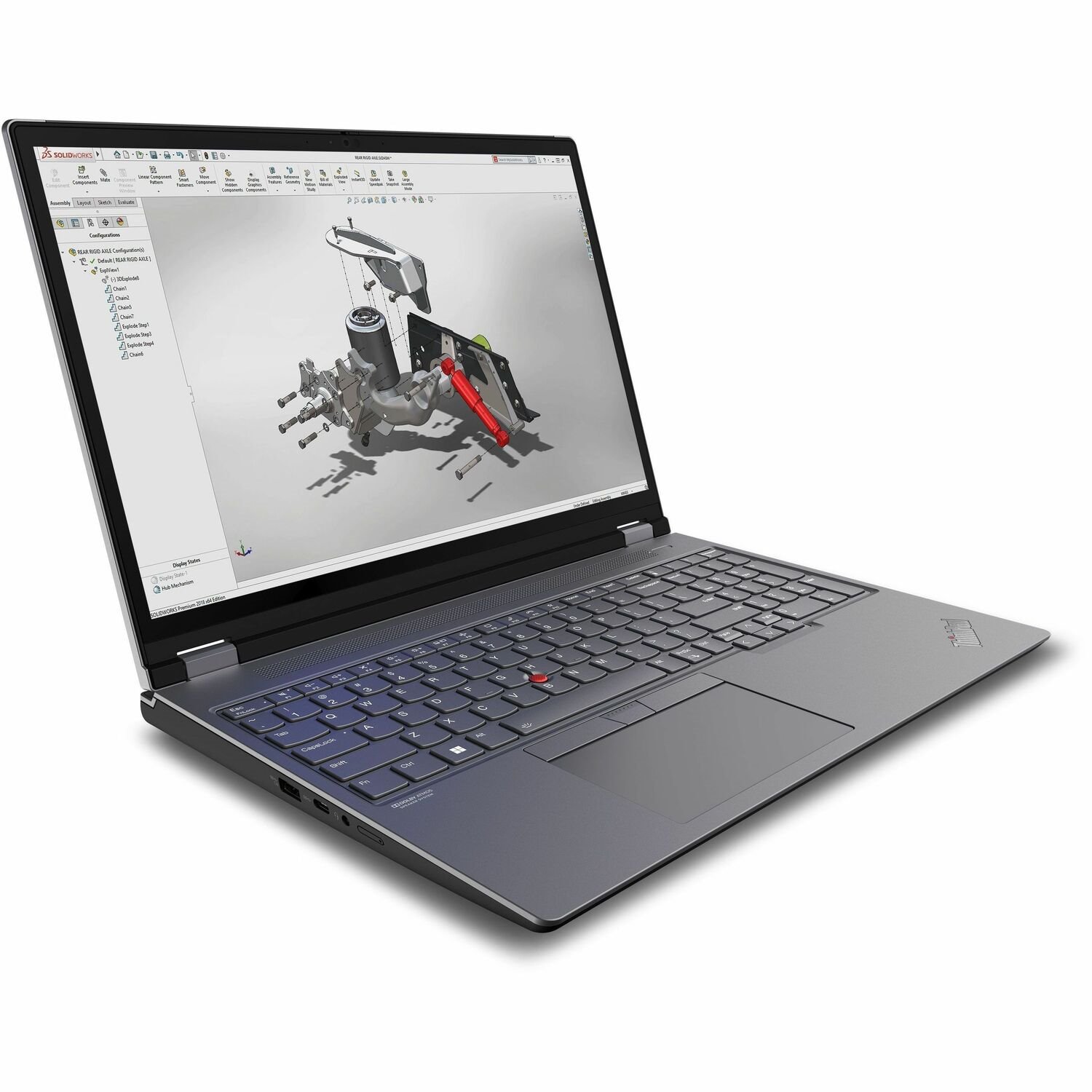 Lenovo ThinkPad P16 Gen 2 21FA000GUK 40.6 cm (16") Mobile Workstation - WQXGA - Intel Core i9 13th Gen i9-13980HX - 32 GB - 1 TB SSD - English (UK) Keyboard - Storm Grey