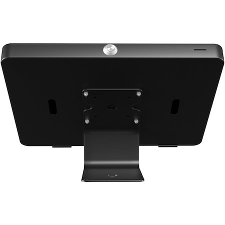 CTA Digital VESA Compatible Curved Stand & Wall Mount with Universal Security Enclosure (Black)
