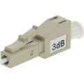 AddOn 2-Pack of 3dB Fixed LC Male to LC Female OM3 MMF Simplex Fiber Attenuators
