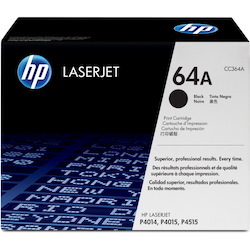 HP 64A Original Laser Toner Cartridge - Black - 1 Pack
