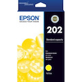 Epson 202 Original Standard Yield Inkjet Ink Cartridge - Yellow - 1 Pack