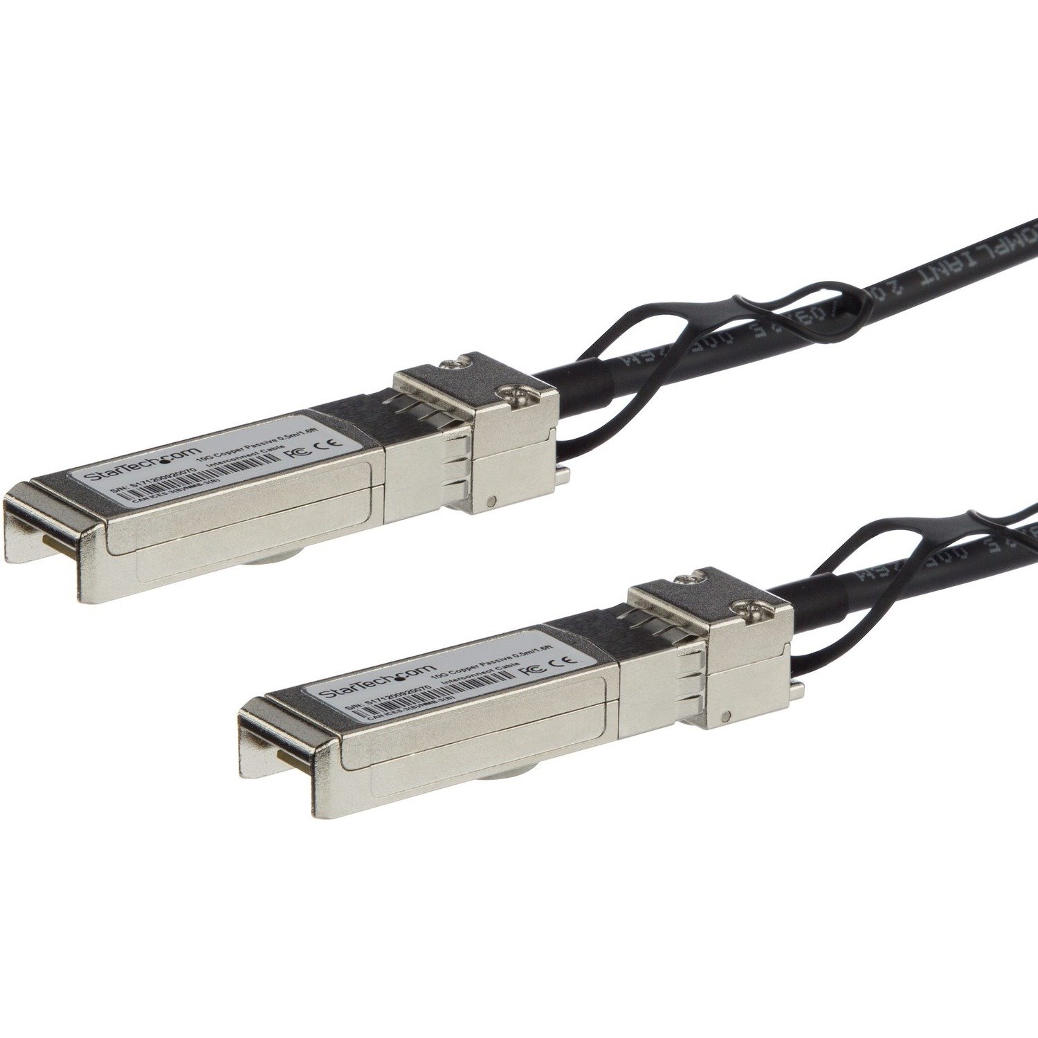 StarTech.com MSA Uncoded Compatible 5m 10G SFP+ to SFP+ Direct Attach Cable - 10 GbE SFP+ Copper DAC 10 Gbps Low Power Passive Twinax