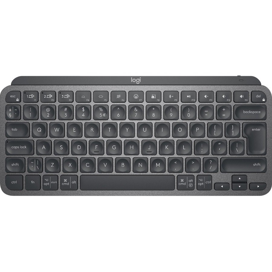 Logitech MX Keys Mini Keyboard - Wireless Connectivity - LED - English (US) - QWERTY Layout - Graphite