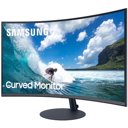Samsung C32T550FDN 32" Class Full HD Gaming LCD Monitor - 16:9 - Dark Blue Gray