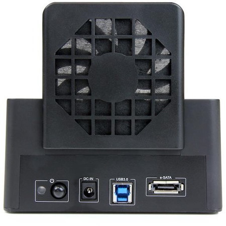 StarTech.com Drive Dock SATA/600 - USB 3.2 (Gen 1) Type B, eSATA Host Interface - Black