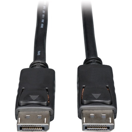 Eaton Tripp Lite Series DisplayPort Cable with Latching Connectors, 4K (M/M), Black, 20 ft. (6.09 m)