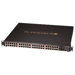 Supermicro 52-Port Layer 2 Gigabit Ethernet Switch with 48 PoE-Capable Ports