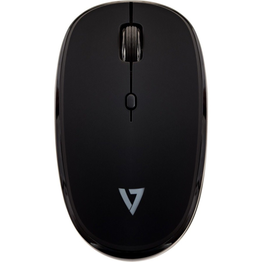 V7 MW550BT Mouse - Bluetooth/Radio Frequency - USB - 4 Button(s) - Black